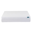 Benjara Queen Mattress Protector- Pocket Design- Waterproof Cream White Fabric