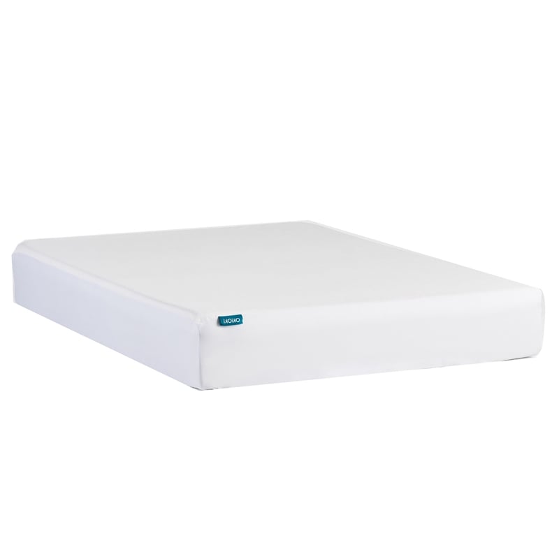 Benjara Queen Mattress Protector- Pocket Design- Waterproof Cream White Fabric