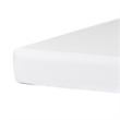Benjara Queen Mattress Protector- Pocket Design- Waterproof Cream White Fabric
