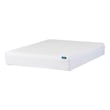 Benjara Queen Mattress Protector- Pocket Design- Waterproof Cream White Fabric