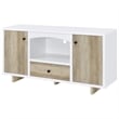 Benjara Aton Credenza- 2 Doors- 1 Drawer- Arched Front- 60