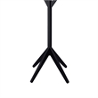 Benjara Margo Coat Rack- 8 Hooks and Tree Inspired Design- Black Solid wood