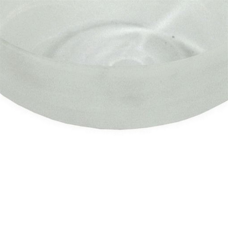 Benjara Niza Large Accent Planter Set of 2- White Weather Resistant Ceramic