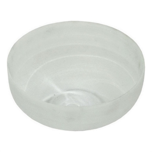 Benjara Niza Large Accent Planter Set of 2- White Weather Resistant Ceramic