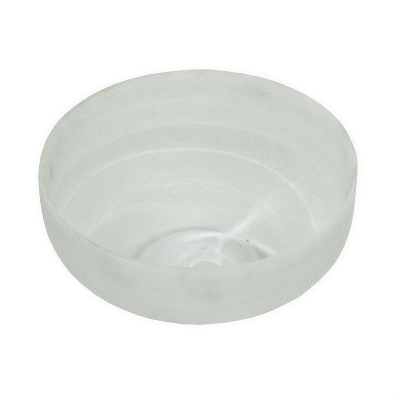 Benjara Niza Large Accent Planter Set of 2- White Weather Resistant Ceramic