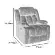 Benjara Limi Power Lift Recliner Chair- Camel Brown- USB Port- Cupholders