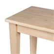Benjara Nova Dining Bench- Shaker Style- Blonde Oak Brown Rubberwood- 44