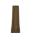 Benjara Tasha Vase with Geometric Design- Slim Profile Bronze Ceramic 32 Inch