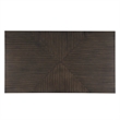 Benjara Kiana Dining Table- Dark Brown Solid Rubberwood- Rectangular 72 Inch