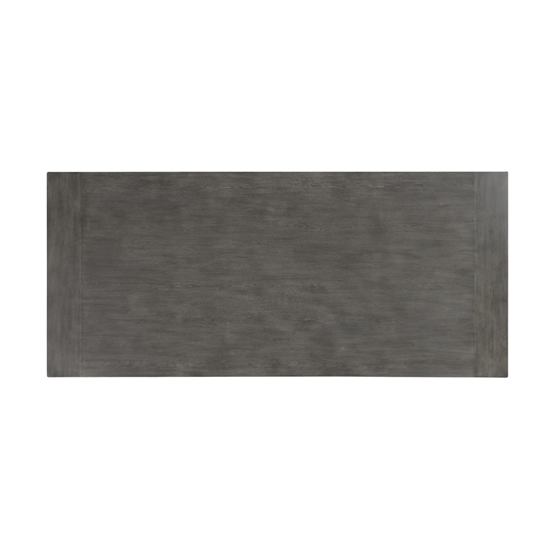 Benjara Ghy Counter Height Table- Brown Solid Acacia Wood- Rectangular 80 Inch