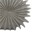 Benjara Wink Accent Vase- Sea Urchin Gray Resin Statuette- Modern 20 Inch