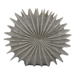 Benjara Wink Accent Vase- Sea Urchin Gray Resin Statuette- Modern 20 Inch