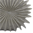 Benjara Wink Accent Vase- Sea Urchin Gray Resin Statuette- Modern 20 Inch