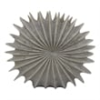 Benjara Wink Accent Vase- Sea Urchin Gray Resin Statuette- Modern 20 Inch