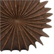 Benjara Wink Accent Vase- Sea Urchin Brown Resin Statuette- Modern 20 Inch