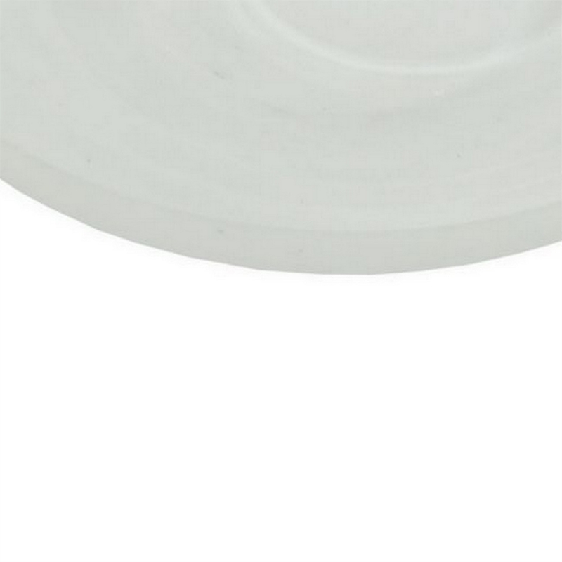 Benjara Niza Round Accent Planter Set of 2- White Weather Resistant Ceramic