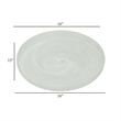 Benjara Niza Round Accent Planter Set of 2- White Weather Resistant Ceramic
