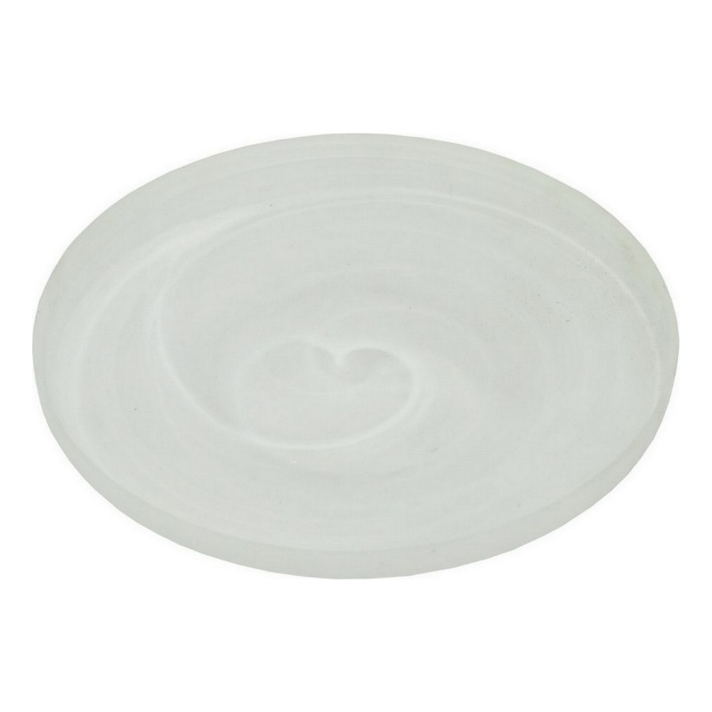 Benjara Niza Round Accent Planter Set of 2- White Weather Resistant Ceramic