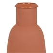 Benjara Decorative Flower Vase- Terracotta Inspired Orange Ceramic 15 Inch