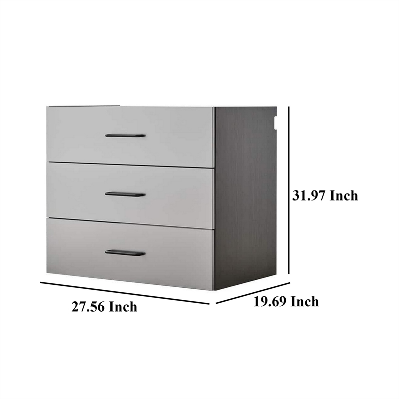 Benjara Asti Garage Wall Storage Cabinet- 32