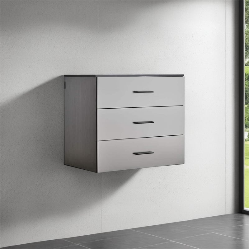 Benjara Asti Garage Wall Storage Cabinet- 32