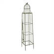 Benjara Meryl Plant Trellis Set of 2- Garden Tall Cage Design- Green Metal