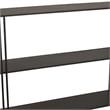 Benjara Bush Plant Display Stand- Modern 3 Tier Brown Metal Finish- 32 Inch