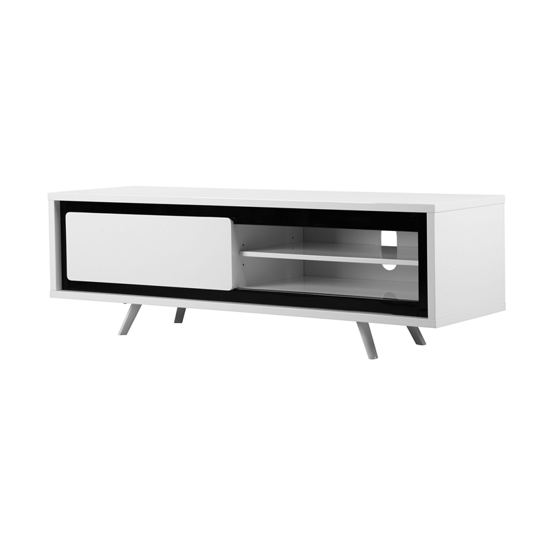Benjara Hle TV Stand Media Console- Low Profile 59