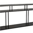 Benjara Plant Display Stand- 3 Tier Black Metal- Modern Industrial 48 Inch