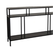 Benjara Plant Display Stand- 3 Tier Black Metal- Modern Industrial 48 Inch