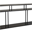 Benjara Plant Display Stand- 3 Tier Black Metal- Modern Industrial 48 Inch