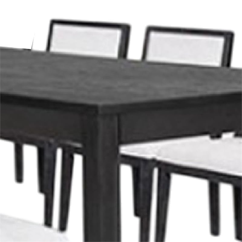 Benjara Kizie 7pc Dining Table Set- 94-118