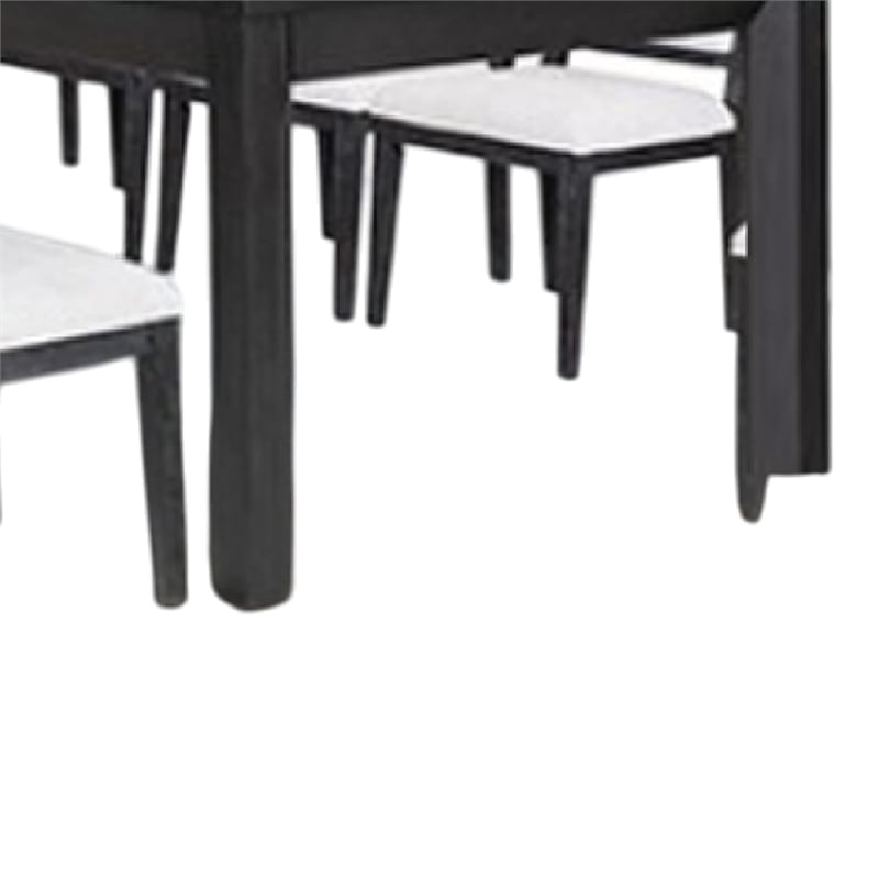 Benjara Kizie 9pc Dining Table Set- 94-118