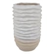 Benjara Accent Planter- Abstract Wave Coastal Design- 22