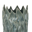 Benjara Esen Decorative Vase- Abstract Wave Design- 22