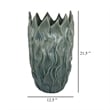 Benjara Esen Decorative Vase- Abstract Wave Design- 22