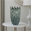 Benjara Esen Decorative Vase- Abstract Wave Design- 22