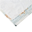 Benjara Carie 2 Panel Curtain Set- Light Coastal Seashell Print Microfiber