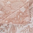 Benjara Amy 2 Piece Twin Size Quilt Set- Coastal Theme Pink White Polyester