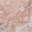 Benjara Amy 3 Piece King Quilt Set- Coastal Theme- Soft Pink White Polyester