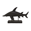 Benjara Tabletop Accent Decor Piece- Hammerhead Shark- 21