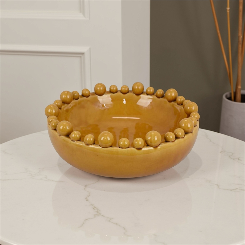Benjara Saul Decorative Bowl- 16