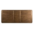 Benjara Ramie Dining Table- Chestnut Brown Wood- 84-102