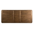 Benjara Ramie Dining Table- Chestnut Brown Wood- 84-102