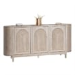 Benjara Zoko Sideboard Buffet Console- Arched Design Doors- 77