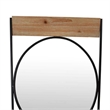 Benjara Feno Decorative Wall Mirror w Rack- 30