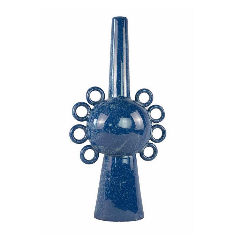 Benjara Kary Flower Vase- Unique 3D Aesthetic- Narrow 23