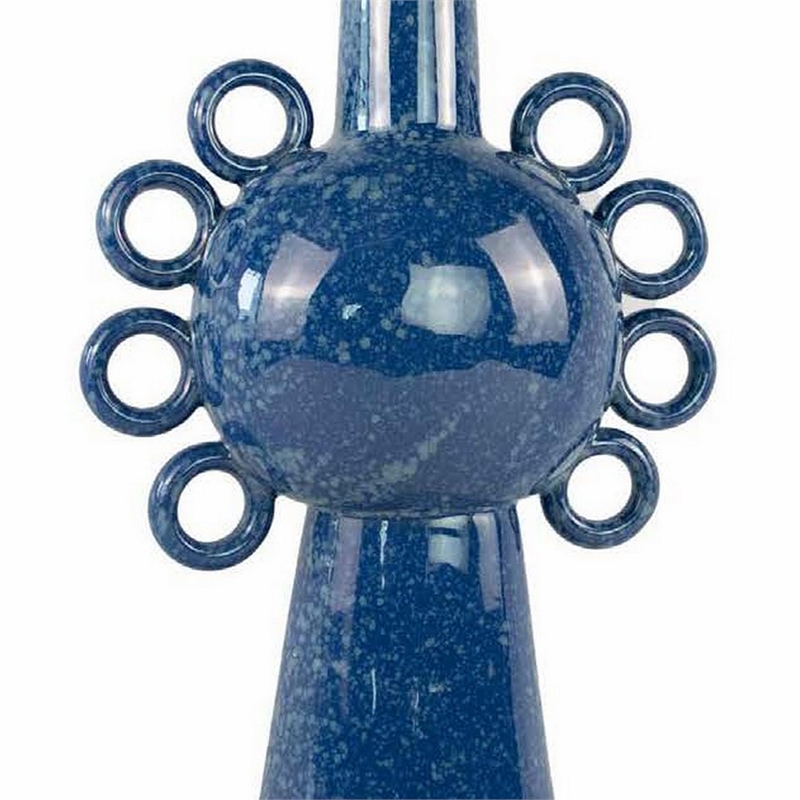Benjara Kary Flower Vase- Unique 3D Aesthetic- Narrow 23