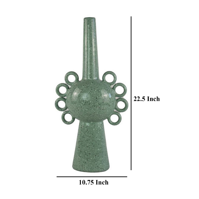 Benjara Kary Flower Vase- Unique 3D Look- Narrow 23
