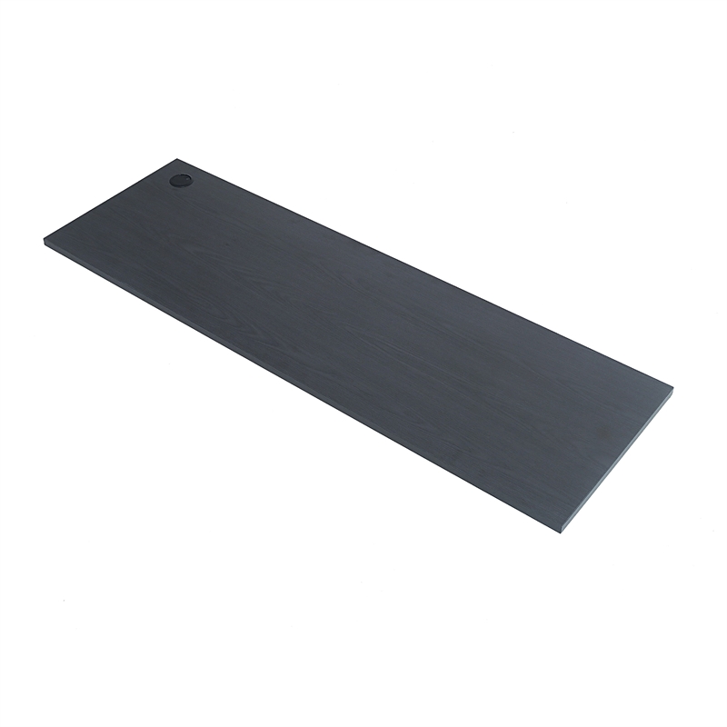 Benjara Asti Workbench Top- 20x64 Metallic Gray- Eco Friendly Melamine